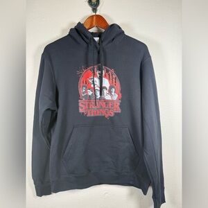 Stranger Things Netflix Official Black Hoodie M Graphic Good Quality